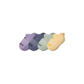 Toddler Marl Gripper Ankle Sock 4-Pack