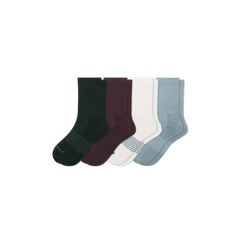 Men's Solids Half Calf Sock 4-Pack