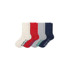 Women's Chunky Ragg Half Calf Sock 4-Pack