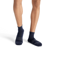 Men's Merino Wool Blend Quarter Sock 4-Pack