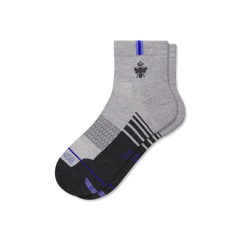 Women's Merino Wool Blend Run Quarter Socks