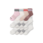 Women's Vintage Stripes Quarter Sock 12-Pack