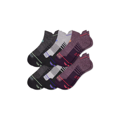 Men's Merino Wool Blend Run Calf Sock 6-Pack
