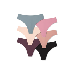 Women's No Show Hipster 6-Pack