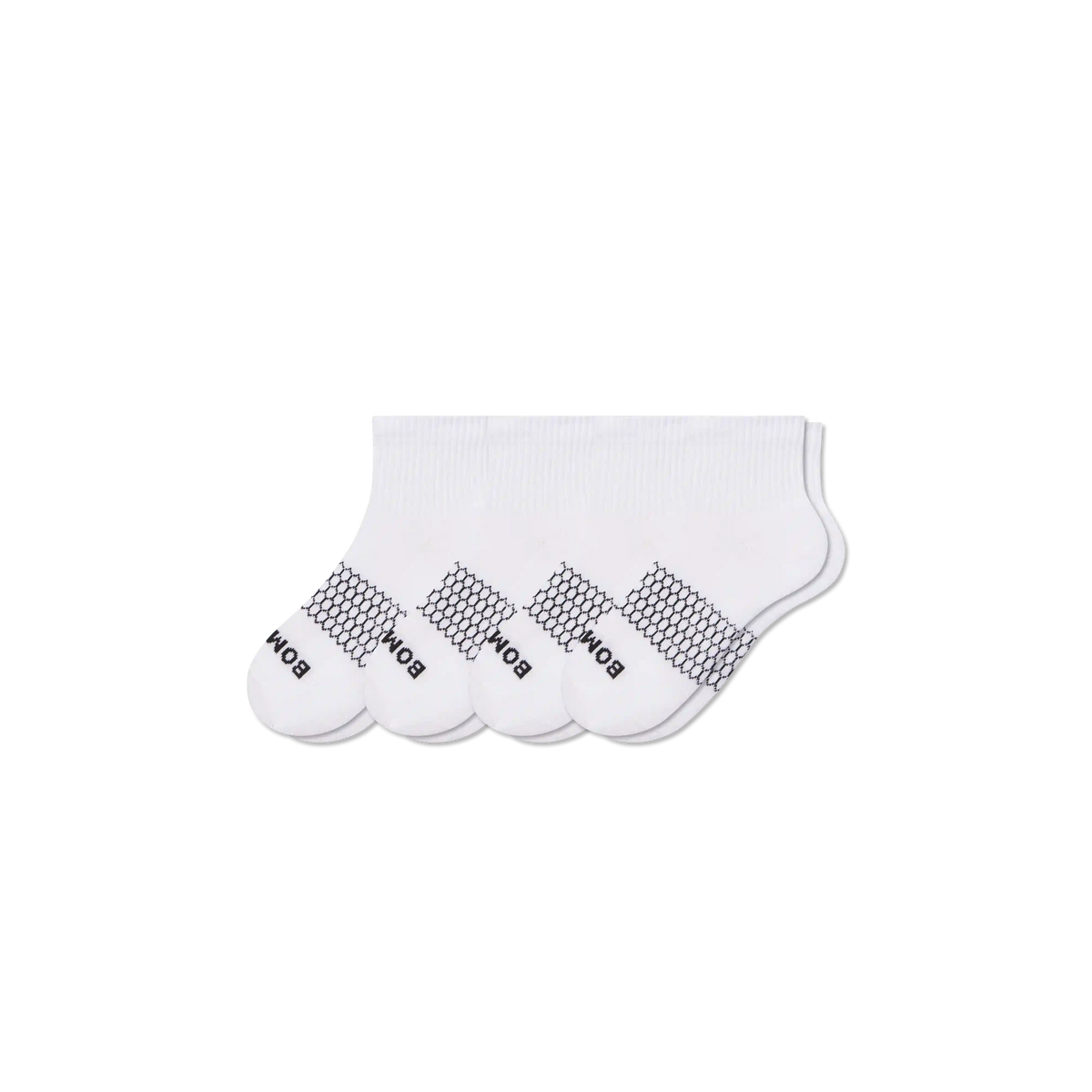 Youth Solids Quarter Sock 4-Pack