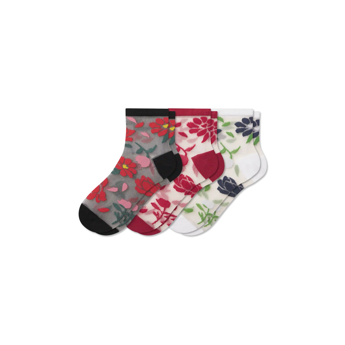 Women’s Sheer Quarter Sock 3-Pack