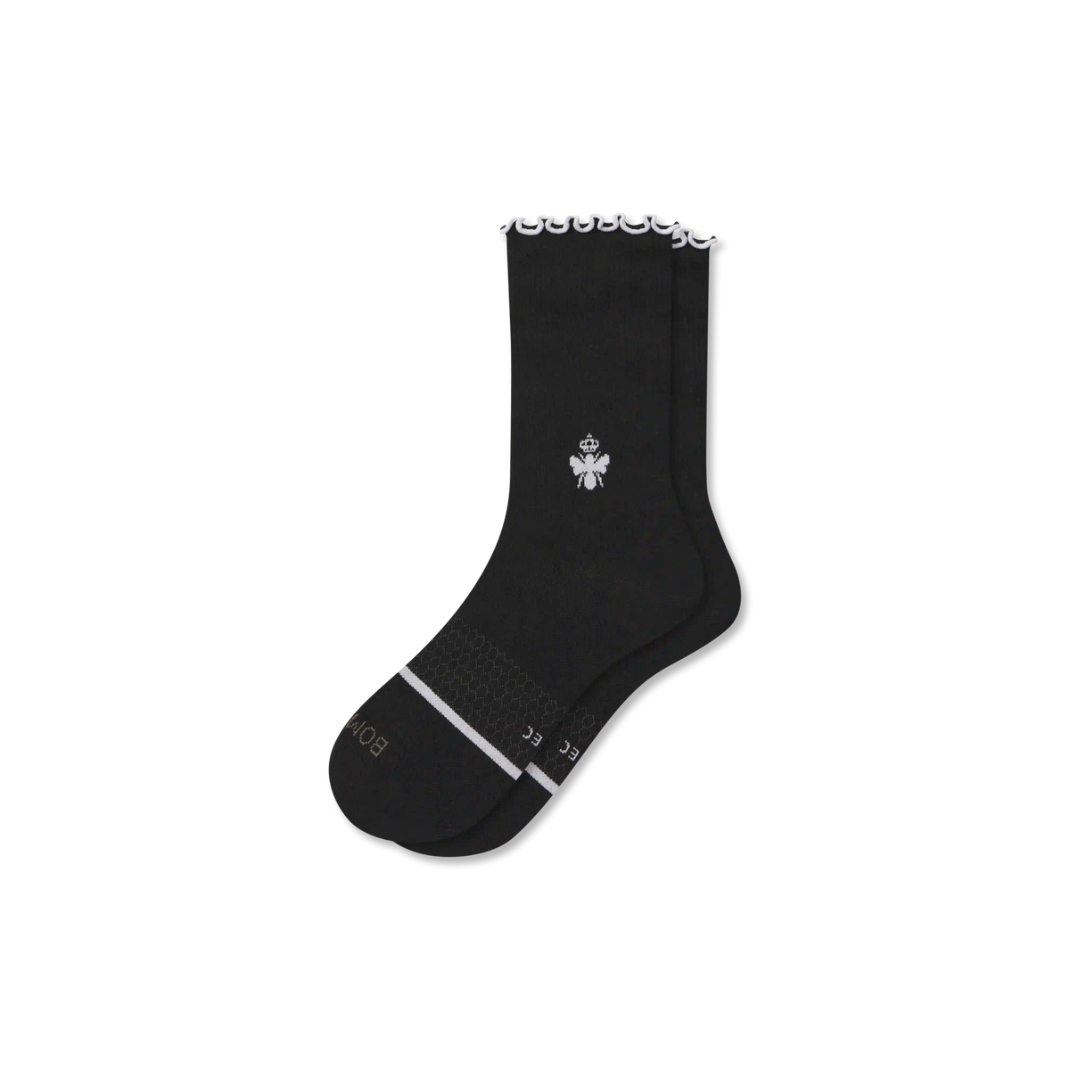 Women’s Ruffle Sport Half Calf Socks