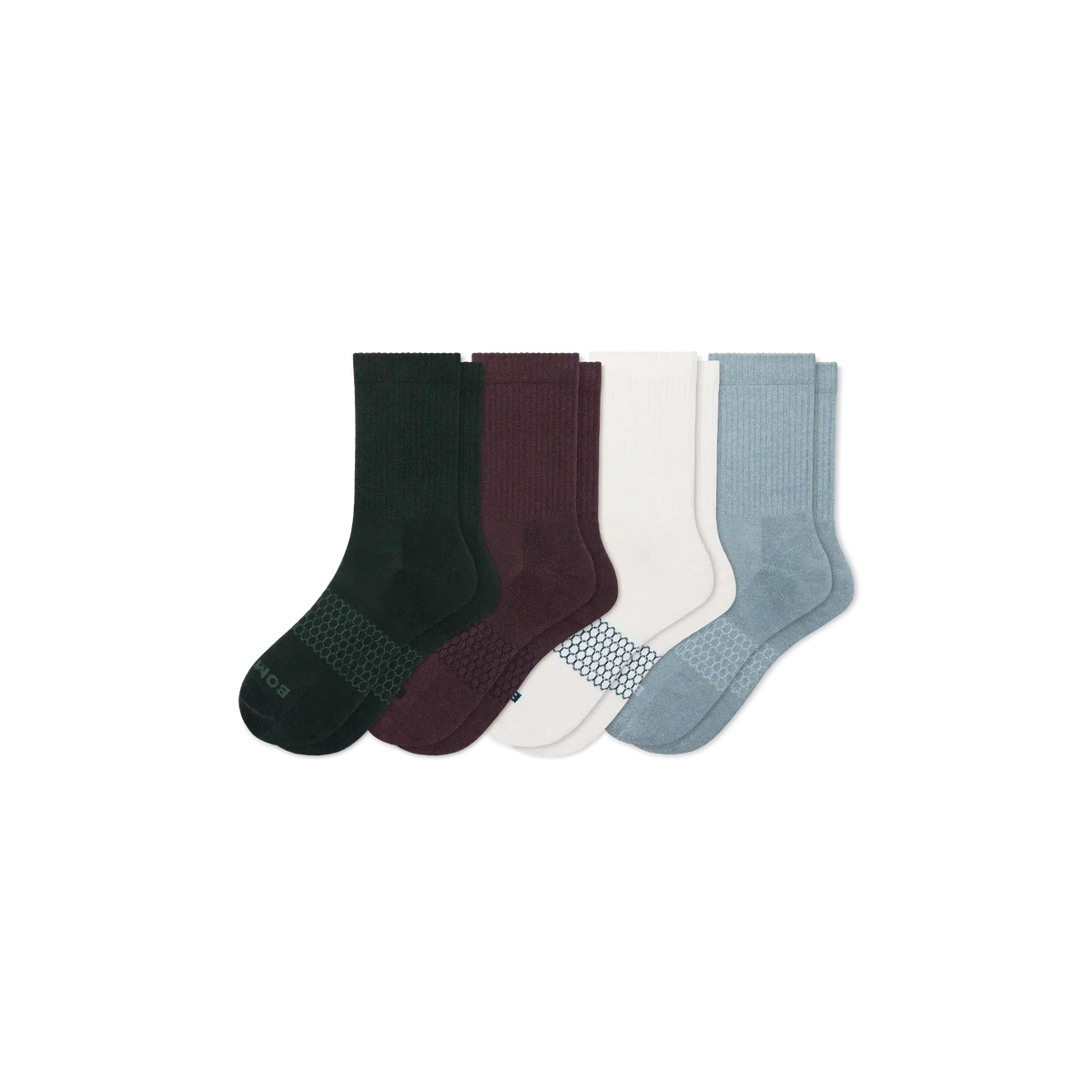 Men's Solids Half Calf Sock 4-Pack