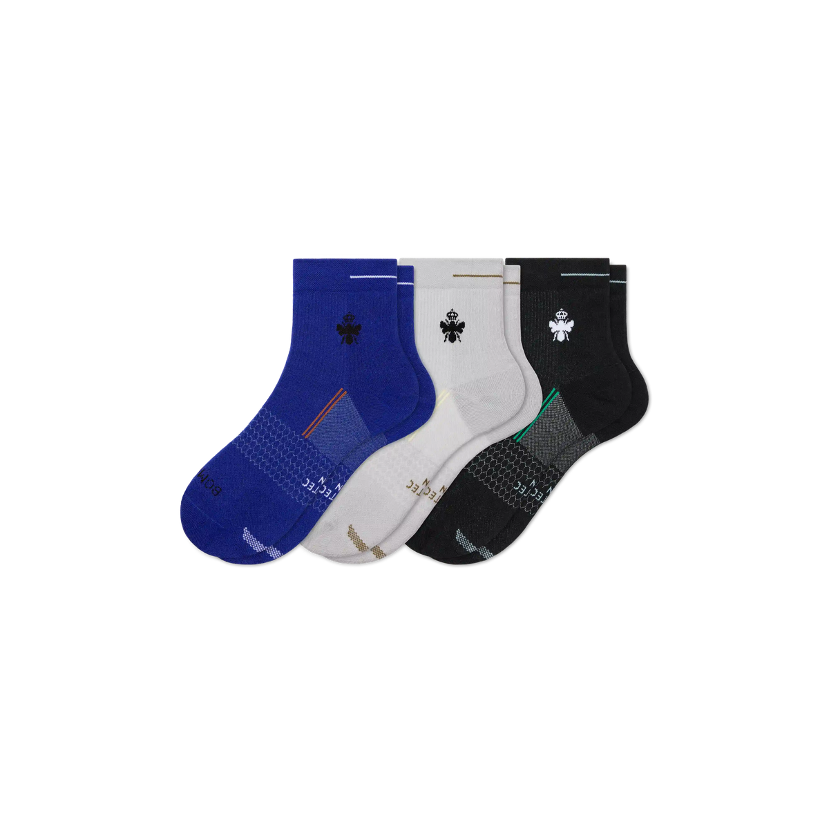 Men's Run Quarter Sock 3-Pack