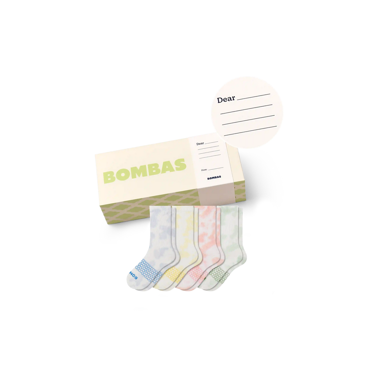 Youth Celebration Calf Sock 4-Pack Gift Box