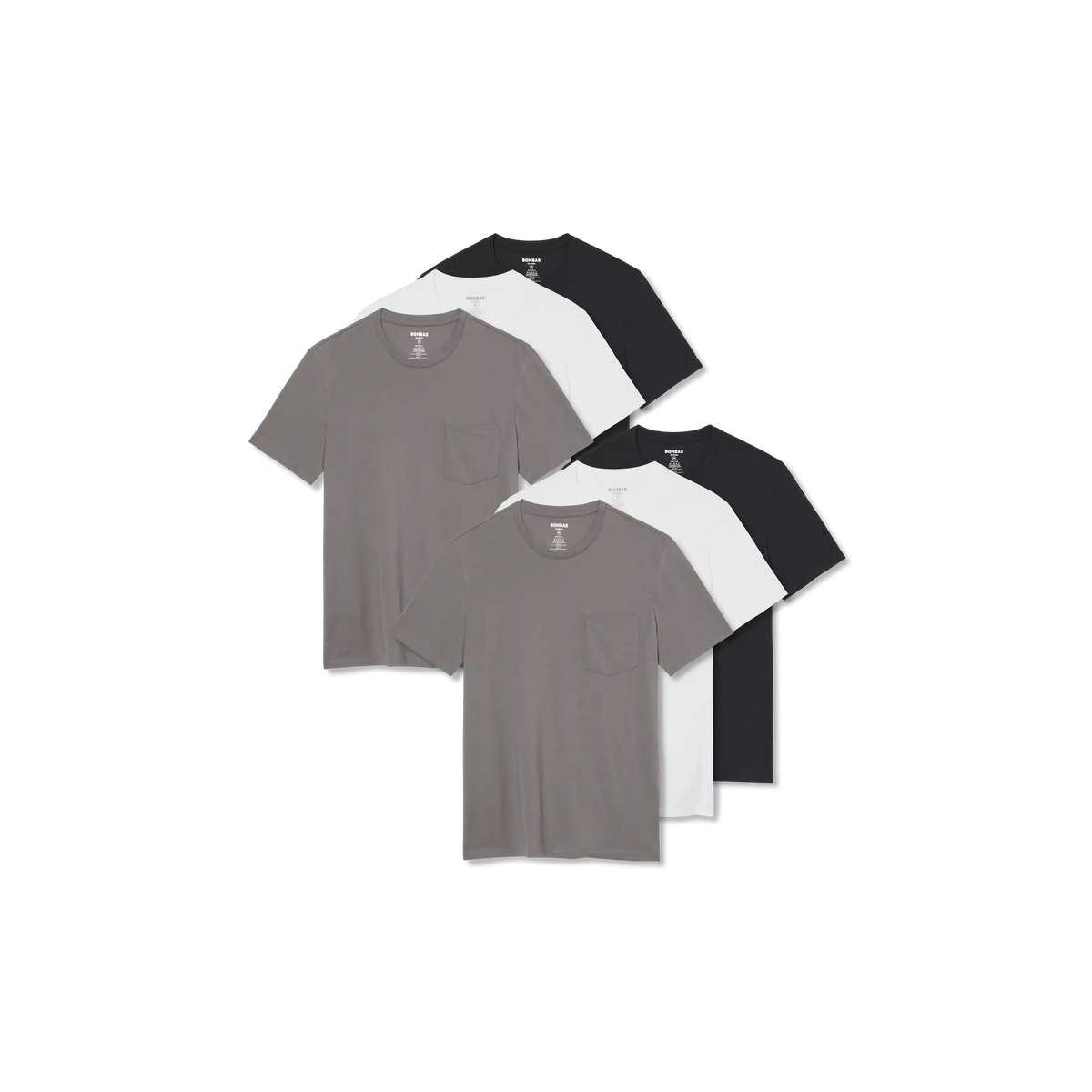 Men's Pima Cotton Pocket Crew Neck T-Shirt 3-Pack