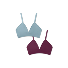 Women's Seamless Triangle Bralette 2-Pack