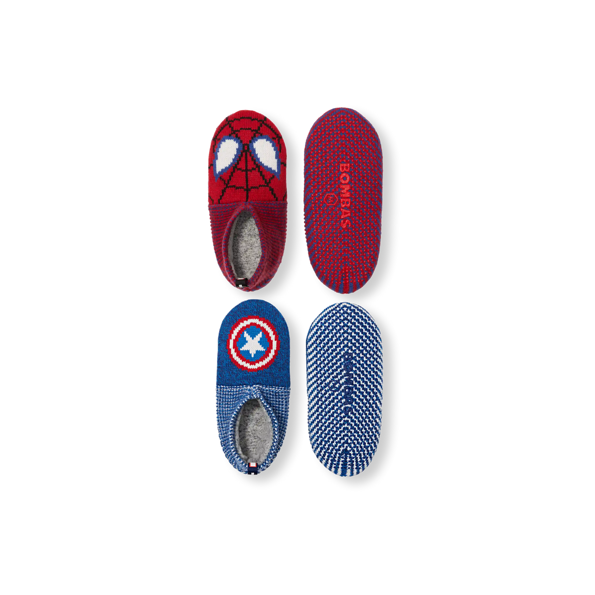 Marvel | Bombas Adult Gripper Slipper 2-Pack