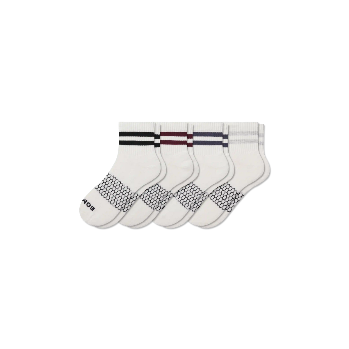 Men's Vintage Stripes Quarter Sock 4-Pack