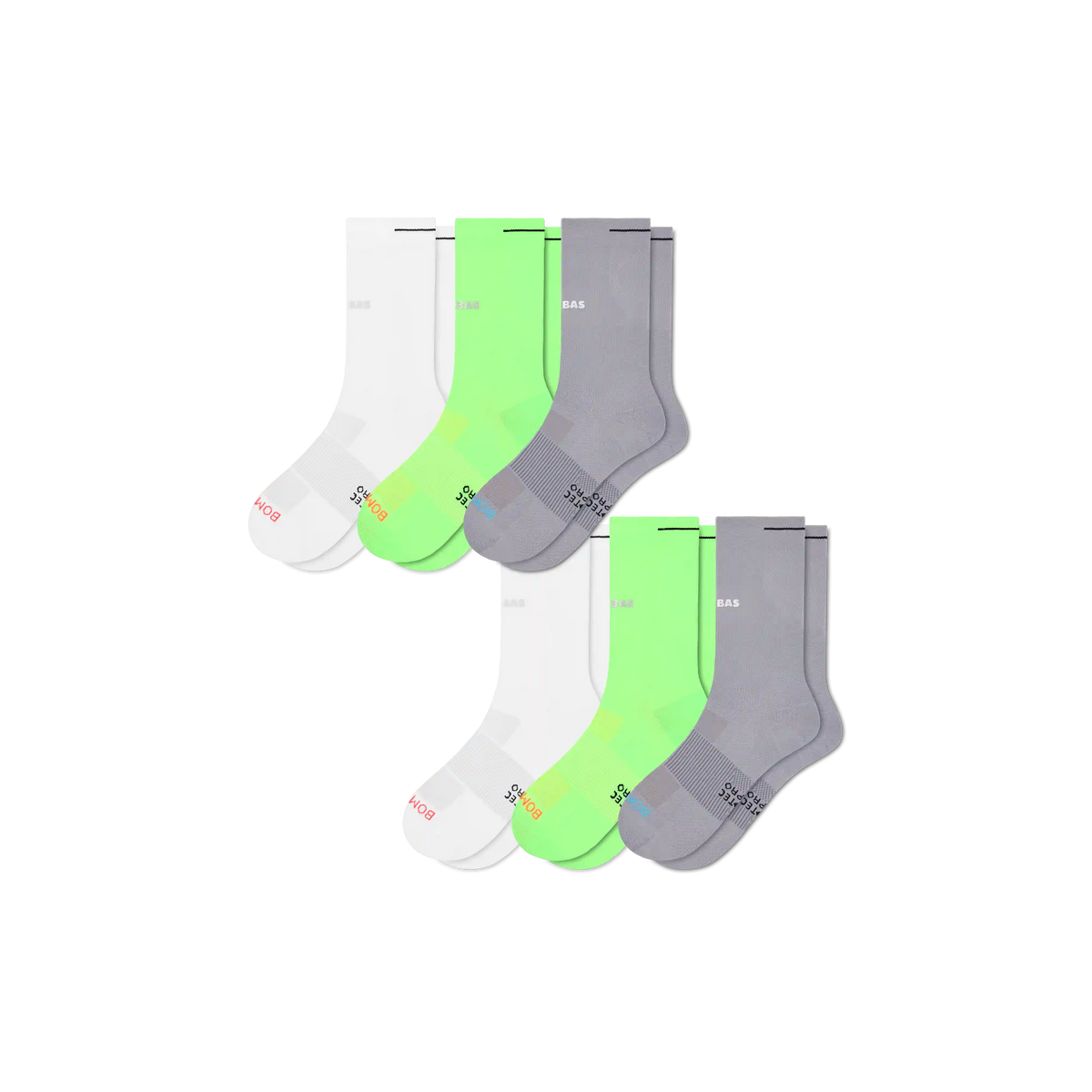 Women's RunPro Half Calf Sock 6-Pack