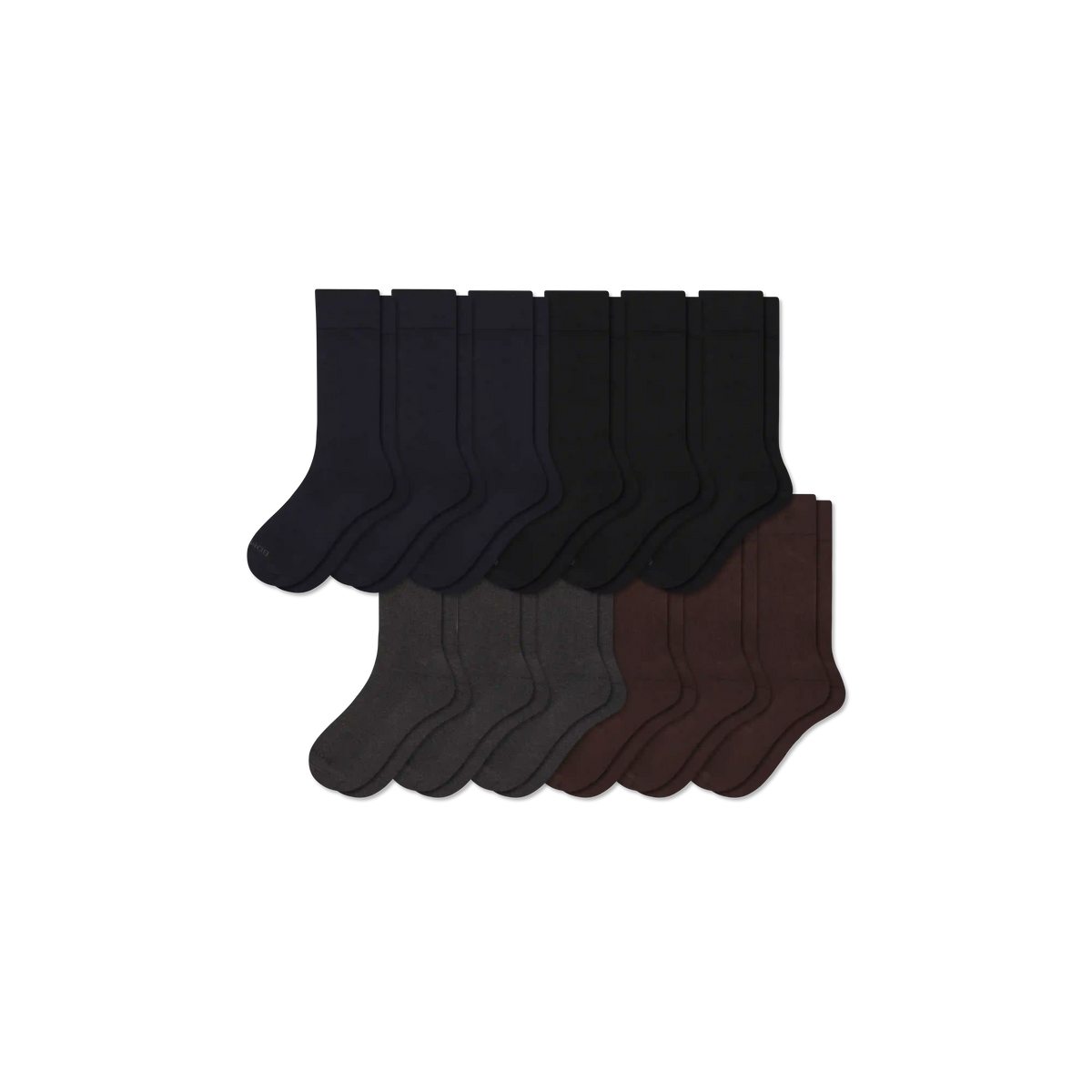 Men's Dress Calf Sock 12-Pack