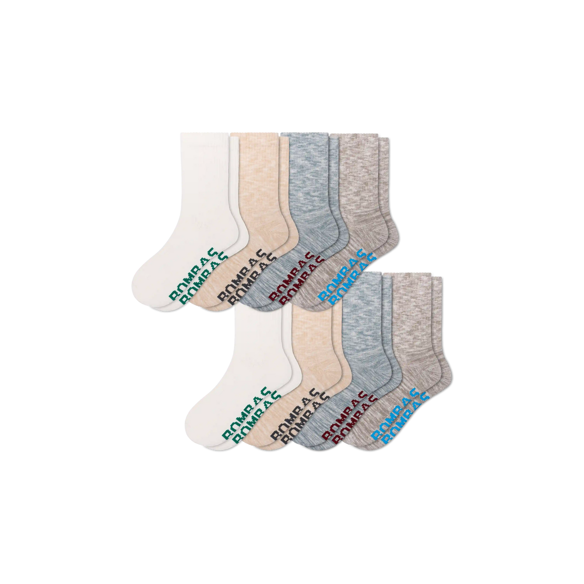 Women's Summer Ragg Half Calf Sock 8-Pack