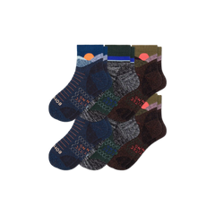 Men's Hiking Quarter Sock 6-Pack