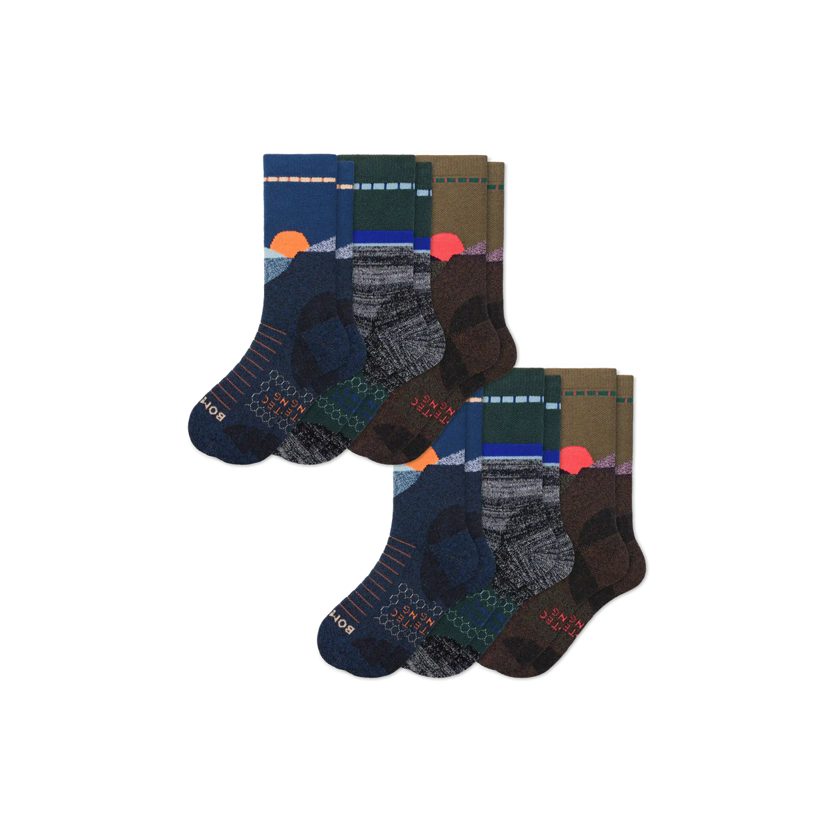 Women's Hiking Calf Sock 6-Pack