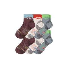 Women's Merino Wool Blend Hiking Calf Sock 6-Pack