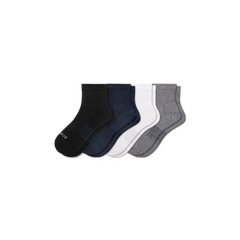 Men's Modern Rib Quarter Sock 8-Pack